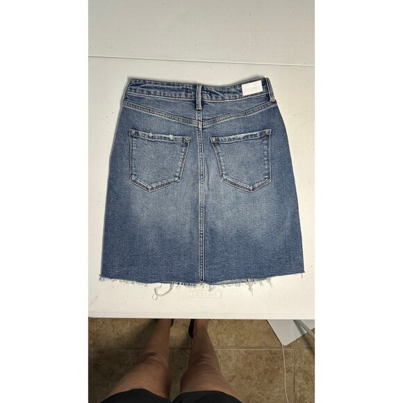 👖 Dear John Distressed Denim Mini Skirt - Size 25 👖 - Picture 3 of 3